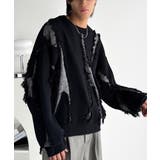 「着るだけで、印象派」。フリンジデザイン配色オーバーサイズニット Fringe | Classical Elf Men | 詳細画像9