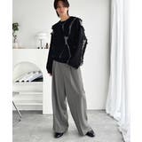 「着るだけで、印象派」。フリンジデザイン配色オーバーサイズニット Fringe | Classical Elf Men | 詳細画像10