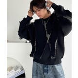 「着るだけで、印象派」。フリンジデザイン配色オーバーサイズニット Fringe | Classical Elf Men | 詳細画像15