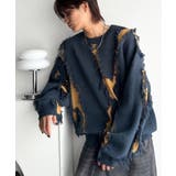 「着るだけで、印象派」。フリンジデザイン配色オーバーサイズニット Fringe | Classical Elf Men | 詳細画像16