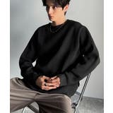 ブラック | 「ベーシックの必需品。」サーマルクルーネックニット Thermal Crew | Classical Elf Men