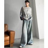 ニュアンス柄Wジャガードシャギーニット Nuanced Pattern | Classical Elf Men | 詳細画像8