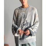 ニュアンス柄Wジャガードシャギーニット Nuanced Pattern | Classical Elf Men | 詳細画像9