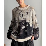 ニュアンス柄Wジャガードシャギーニット Nuanced Pattern | Classical Elf Men | 詳細画像12