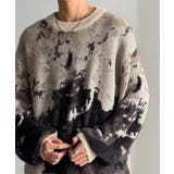 ニュアンス柄Wジャガードシャギーニット Nuanced Pattern | Classical Elf Men | 詳細画像14