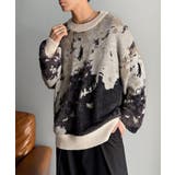 ニュアンス柄Wジャガードシャギーニット Nuanced Pattern | Classical Elf Men | 詳細画像16