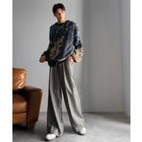 ニュアンス柄Wジャガードシャギーニット Nuanced Pattern | Classical Elf Men | 詳細画像24