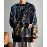 ニュアンス柄Wジャガードシャギーニット Nuanced Pattern | Classical Elf Men | 詳細画像25