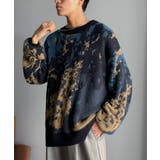 ニュアンス柄Wジャガードシャギーニット Nuanced Pattern | Classical Elf Men | 詳細画像26