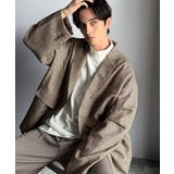 グレージュ | 【classical origin】「際立つ、風格。」袖タックオーバーサイズジャ… | Classical Elf Men