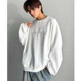 刺繍カレッジロゴ裏起毛スウェット Embroidered College | Classical Elf Men | 詳細画像1