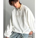 刺繍カレッジロゴ裏起毛スウェット Embroidered College | Classical Elf Men | 詳細画像3