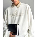 刺繍カレッジロゴ裏起毛スウェット Embroidered College | Classical Elf Men | 詳細画像4