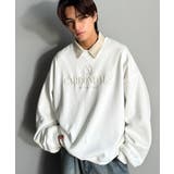 刺繍カレッジロゴ裏起毛スウェット Embroidered College | Classical Elf Men | 詳細画像6