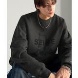 チャコール | 肖像画裏起毛スウェット Face Art | Classical Elf Men