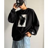 かすれボックス箔裏起毛スウェット Foil Printed | Classical Elf Men | 詳細画像8