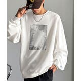 かすれボックス箔裏起毛スウェット Foil Printed | Classical Elf Men | 詳細画像2