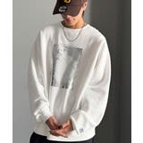 かすれボックス箔裏起毛スウェット Foil Printed | Classical Elf Men | 詳細画像3