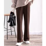 センタープレスが今っぽい。マニッシュなカットフレアパンツ。 | Classical Elf | 詳細画像25