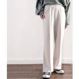 エクリュ | センタープレスが今っぽい。マニッシュなカットフレアパンツ。 | Classical Elf