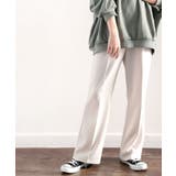 センタープレスが今っぽい。マニッシュなカットフレアパンツ。 | Classical Elf | 詳細画像2