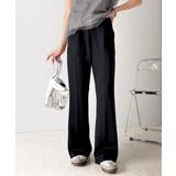 センタープレスが今っぽい。マニッシュなカットフレアパンツ。 | Classical Elf | 詳細画像18