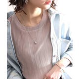 プリーツLOVER。メロープリーツ5分袖トップス | Classical Elf  | 詳細画像14 