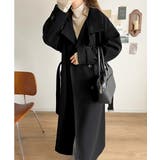 ロング丈が気分♪ニットモッサスタンドカラーロングコート | Classical Elf  | 詳細画像6 