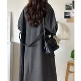 ロング丈が気分♪ニットモッサスタンドカラーロングコート | Classical Elf  | 詳細画像20 