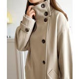 ロング丈が気分♪ニットモッサスタンドカラーロングコート | Classical Elf  | 詳細画像29 