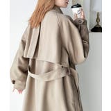 360度上品魅せ。2wayスタンドカラーボリュームスリーブニットモッサトレンチコ… | Classical Elf | 詳細画像27