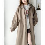 360度上品魅せ。2wayスタンドカラーボリュームスリーブニットモッサトレンチコ… | Classical Elf | 詳細画像29