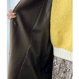 360度上品魅せ。2wayスタンドカラーボリュームスリーブニットモッサトレンチコ… | Classical Elf | 詳細画像40