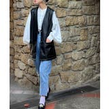 エレガントなモード感。フェイクレザーベスト | Classical Elf | 詳細画像2