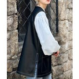 エレガントなモード感。フェイクレザーベスト | Classical Elf | 詳細画像3