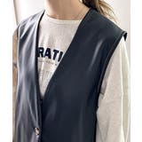 エレガントなモード感。フェイクレザーベスト | Classical Elf | 詳細画像14