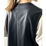 エレガントなモード感。フェイクレザーベスト | Classical Elf | 詳細画像15