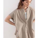 シャツ見えするのにシワになりにくい!綿100%。しっかり生地のバンドカラーカット… | Classical Elf | 詳細画像1