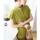 シャツ見えするのにシワになりにくい!綿100%。しっかり生地のバンドカラーカット… | Classical Elf | 詳細画像9