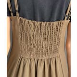 大人のエレガントテイスト。麻調ダブルストラップアシメキャミフレアワンピース | Classical Elf  | 詳細画像25 