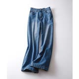 美シルエット。ハイウエストワイドデニムパンツ | Classical Elf | 詳細画像42