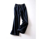 美シルエット。ハイウエストワイドデニムパンツ | Classical Elf | 詳細画像43