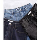 最旬美脚デニム。裾フリンジセミフレアデニムパンツ | Classical Elf  | 詳細画像48 