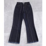 最旬美脚デニム。裾フリンジセミフレアデニムパンツ | Classical Elf  | 詳細画像52 