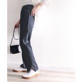 《ms+ ideal》大人の銘品デニム。サイドスリットハイウエストデニムパンツ | Classical Elf  | 詳細画像14 