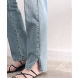 《ms+ ideal》大人の銘品デニム。サイドスリットハイウエストデニムパンツ | Classical Elf  | 詳細画像23 