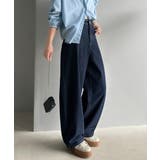 こなれ感抜群の1本。ゆったりシルエットカーブデニムエッグパンツ | Classical Elf  | 詳細画像18 