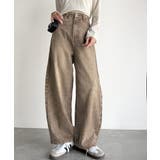 こなれ感抜群の1本。ゆったりシルエットカーブデニムエッグパンツ | Classical Elf  | 詳細画像8