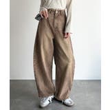 こなれ感抜群の1本。ゆったりシルエットカーブデニムエッグパンツ | Classical Elf  | 詳細画像10