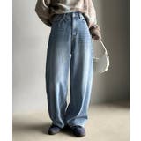 こなれ感抜群の1本。ゆったりシルエットカーブデニムエッグパンツ | Classical Elf  | 詳細画像12